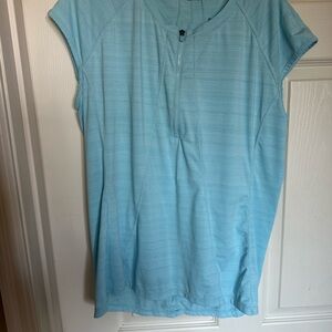Athleta Light Blue Short Sleeve Tee